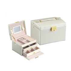 Tea Storage Box with 8 Compartments Holds up to 100 Tea Bags Each -Tea Organiser Clear mDesign Set of 2 Easy Select Tea Chest Box Tea Bag Storage Box