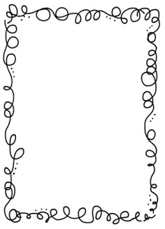 printable doodle borders labels by inktreepress worldlabel blog