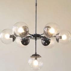Details about Mid Century Modern Bubbles Chandelier Brass and Glass Ceiling Light Lamp '70s Details about Mid Century Modern Bubbles Chandelier Brass and Glass Ceiling Light Lamp '70s