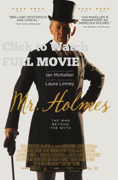 Watch Mr. Holmes Full Movie!. Mr. Holmes tell story about In 1947, long-retired and near the end of his life, Sherlock Holmes grapples with an unreliable memory and must rely on his housekeeper's son as he revisits the still-unsolved case that led to his retirement. #Drama #movies #Movienight #MoviePoster #movietowatch #2015movie Watch Mr. Holmes Full Movie FreeWatch Mr. Holmes now by clicking button bellow and experience the magic of cinema.