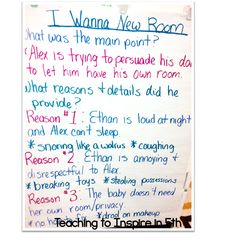 I Wanna New Room Comprehension Questions I Wanna New Room Comprehension Questions