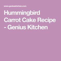 Hummingbird Carrot Cake Recipe Ocado Hummingbird Carrot Cake Recipe Ocado