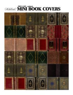 Dollhouse Miniature Set of Naughty /& Nice List Books with Gold Trim