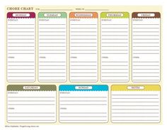 free printable work schedules weekly employee work employee chore chart
