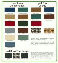 Land Rover Bronze Green Paint Code Land Rover Bronze Green Paint Code