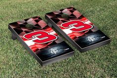 Victory Tailgate NASCAR Austin Dillon #3 Regulation Cornhole Game Set Racing Flag Version