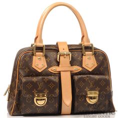 70 Best Louis Vuitton Images On Pinterest Authentic Louis Vuitton Lv Manhattan Gm Monogram Brown Canvas Handle Handbag Purse
