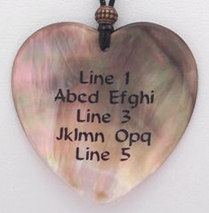 Both sides can be engraved 1 CUSTOM ENGRAVED Square 16mm Golden Lip Shell Bead