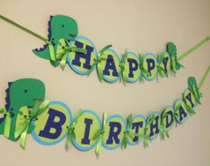 Download Free printable dinosaur birthday banner. | Birthday Party ...