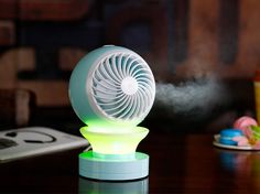 Mini Handheld Fan,GUSGU Portable Personal Fan with Removable Aroma Diffuser Features Oscillating USB Rechargeable Battery Operated Mini Fan for Travel//Workout//Offices//Sleep 5 Speed Adjustable