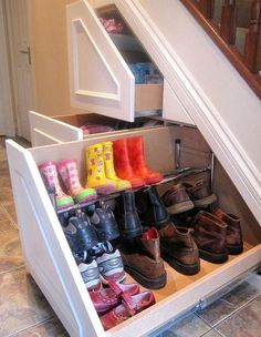 19 Best Understairs Shoe Storage Images Closet Under Creative Decorating Ideas For Under The Stairs Cabinet Houses Wardrobe Storage