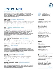 the perfect resume layout