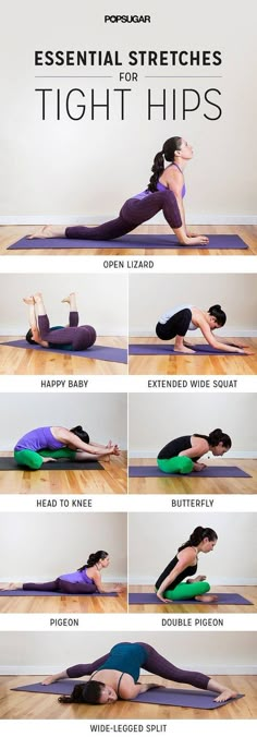 Pose Yoga, Yoga Stretches, Easy Stretches, Acro Yoga, Vinyasa Yoga, Hip Stretches For Runners, Best Hip Stretches, Hip Stretching Exercises, Sitting Yoga Poses