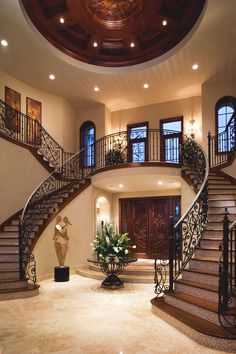 Portugal Dream Home Design, My Dream Home, Home Interior Design, House Interior, Interior Stairs, Exterior Design, Mansion Interior, Exterior Homes, Design Homes