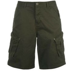 Mens Branded Firetrap Lightweight Turn Up Cuffs Denim Shorts Bottoms