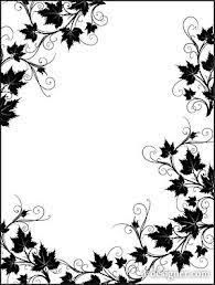 borders designs black and white