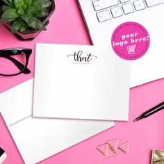 personalized corporate notecards custom business stationery