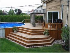 Above Ground Pools With Decks round above ground pools with decks - google search | back and Above Ground Pools With Decks round above ground pools with decks - google search | back and