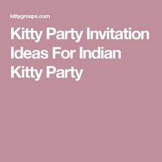 kitty invitation cards