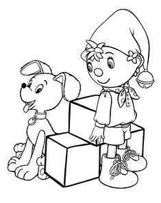 Noddy coloring picture Coloring pictures Coloring pages Coloring books