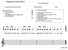 education recorder teaching karate belt notes lessons