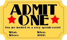broadway ticket template