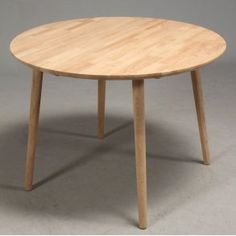Bello spisebord rundt bord i olieret eg 115 cm. moderne og ... Rundt spisebord mørkt træ