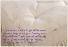 936 Best Mattress Topper Reviews Images On Pinterest Cuddle Ewe S Wool Mattress Toppers Comforters Matress Pads And Pillows Are Made Of A Specially Selected Highest Quality Organic