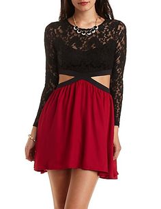 12 Best Dresses Images Charlotte Russe Formal Summer Clothes Color Block Cut Out Skater Dress Charlotterusse Charlottelook S Night