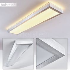 silberne LED Luxus Bad Lampen Decken Leuchte Wohn Schlaf Bade Zimmer Beleuchtung