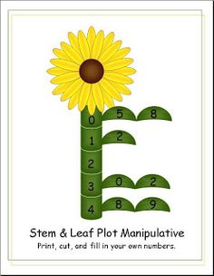 17 Best Stem And Leaf Plots In Healthcare Images Data Distribution A Stem And Leaf Plot Printable Sixth Grade Math Fourth Science