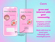 Y2K Instagram Template, Y2K Instagram Post Templates Canva, NewJeans