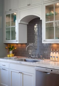 589 Best Backsplash Ideas Images Kitchen Decor Kitchens Cabinetry Designed Like A Hutch At The Kitchen Sink By Tineke Triggs In House
