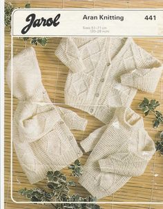 Vintage Tejer patrón hermoso Aran Jumper 32-38 Pulgadas bust//chest