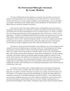 educational philosophy statement samples cda teaching sample cover letter for adjunct teaching position