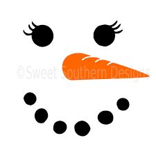 snowman faces clip art