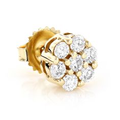 46 Best Diamond Studs Images Earrings Stud Mens Diamond Cer Earring 14k Gold 1 2ct Single Stud