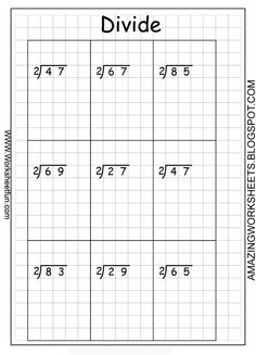 my favorite long division strategy division pinterest graph paper for long division