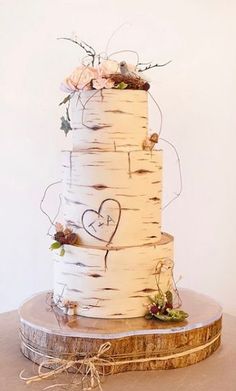 Birch Tree Wedding Cake Cakes And Featured Cake The Pastry Studio Wedding Idea