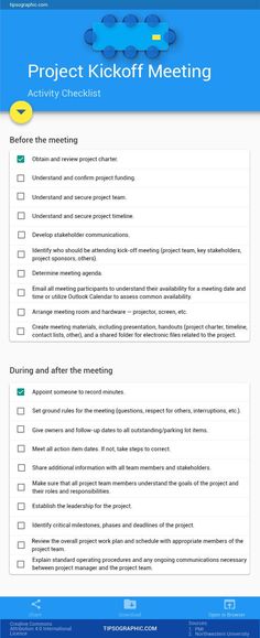 Checklist for Project Kickoff Project Management Pinterest - project checklist Checklist for Project Kickoff Project Management Pinterest - project checklist