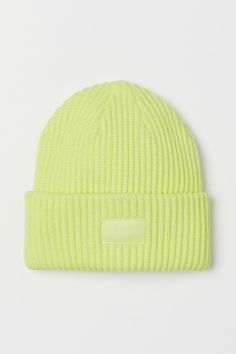 By Neki Mens Ladies Beanie Hat Winter Slouch Woolly Ski Knitted Turn Up Neon Warm UK