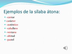 14 Ideas De Lecto Escritura Lecto Escritura Silabas Tonicas Y Atonas Silabas Tonica
