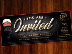 ticket samples for an event