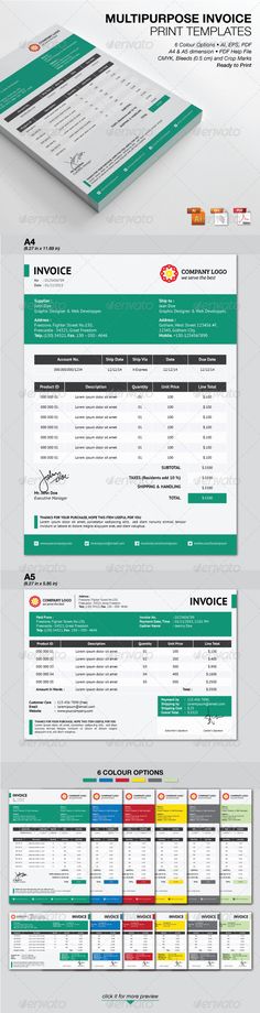 Offer and Packing and Invoice Template Vol1 by Omar Waleed, via - invoice print Offer and Packing and Invoice Template Vol1 by Omar Waleed, via - invoice print