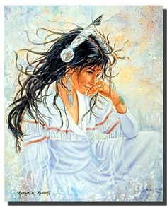 Mother with Child African American Wall Framed Native American Art Picture 20x24