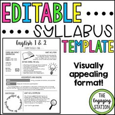 syllabus outline template