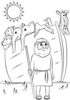 Noahs Ark Animals Two By Coloring Page From Category Select 24848