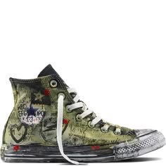 store.converse $29 on | Converse chuck, Converse chuck taylor and ... Chuck Taylor All Star Graffiti Blanc/Vert/Multicolore white/green/multi. Green ConverseConverse ShoesSneakers ...