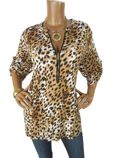Women Leopard Tops Fheaven Fashion Ladies Cold Shoulder Camisole Short Sleeves Blouse
