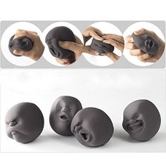 Omeny PU Mini Globe soulager le stress Balle rebondissante jouet